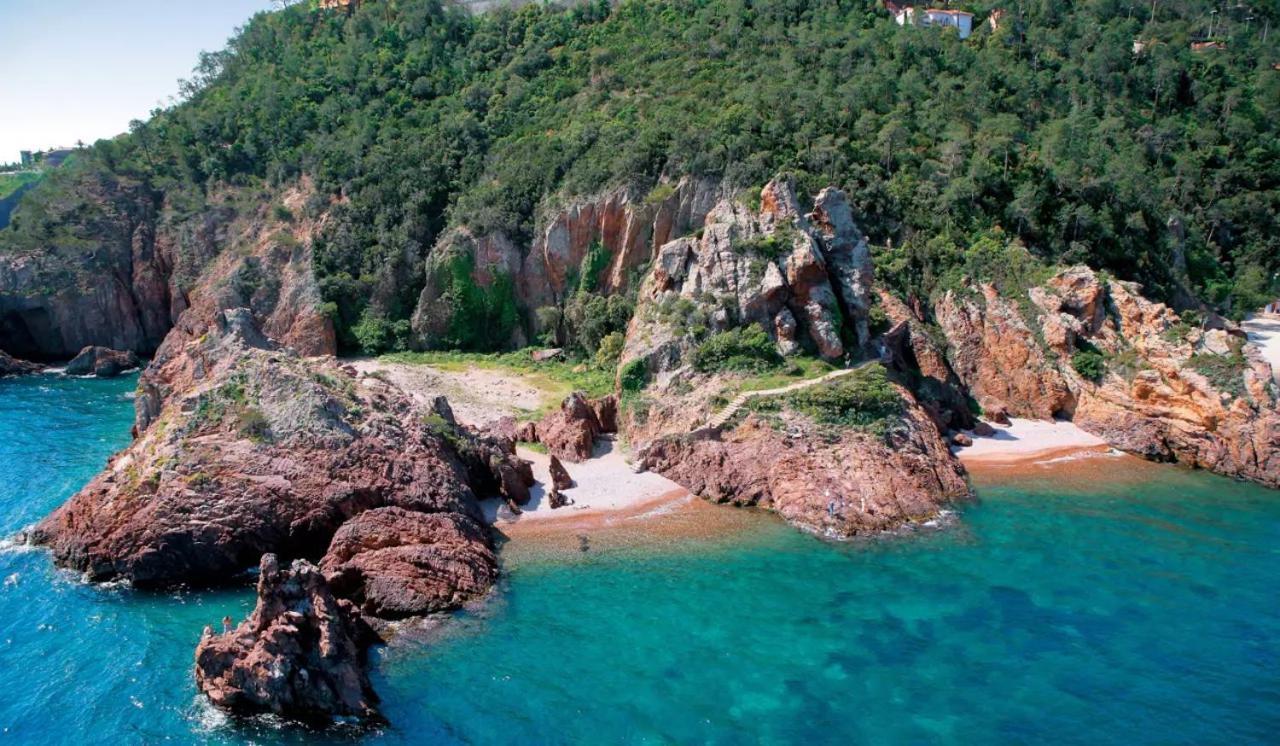 Rez De Jardin Au Calme Et Proche Mer 망들리유 라 나플 외부 사진